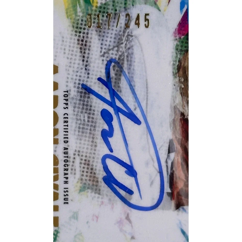 Aaron Civale 2020 Topps‎ Inception Autograph RC Cleveland Indians Baseball Card